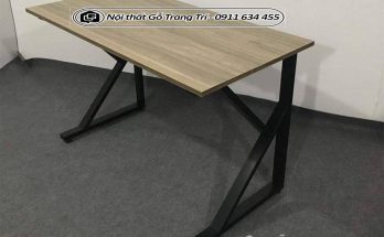 Cấu trúc của bàn học sinh khung sắt mặt gỗ